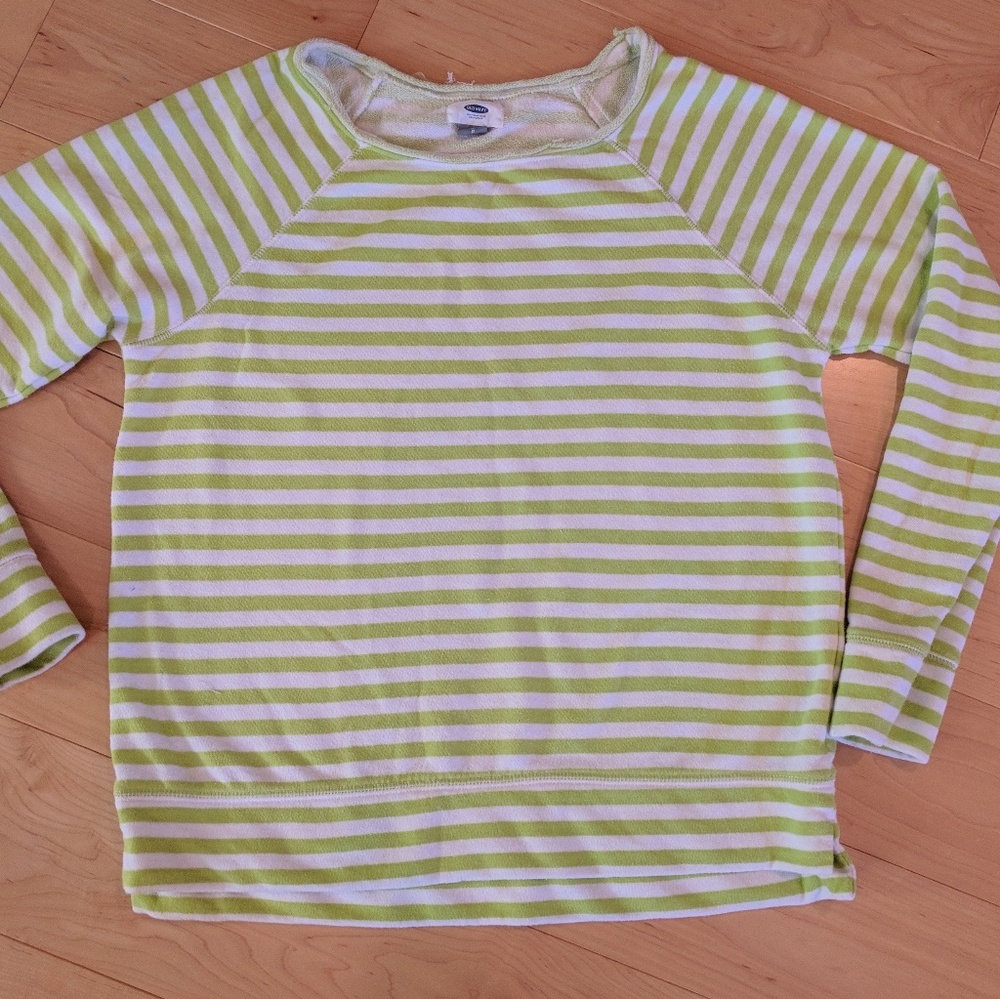 Old Navy Athletic Stripes Sweatshirt S